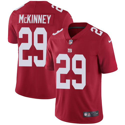 Nike New York Giants #29 Xavier McKinney Red Alternate Men’s Stitched NFL Vapor Untouchable Limited Jersey