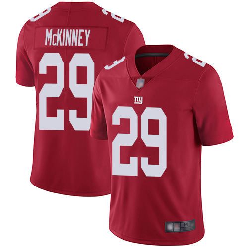 Nike New York Giants #29 Xavier McKinney Red Men’s Stitched NFL Limited Inverted Legend Jersey