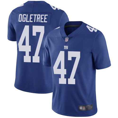 Nike New York Giants #47 Alec Ogletree Royal Blue Team Color Men’s Stitched NFL Vapor Untouchable Limited Jersey