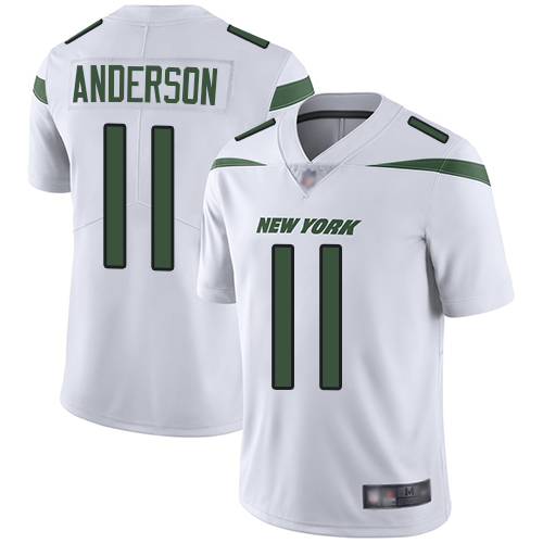 Nike New York Jets #11 Robby Anderson White Men’s Stitched NFL Vapor Untouchable Limited Jersey