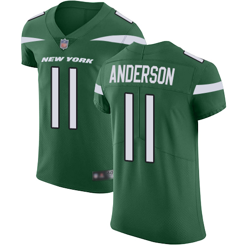 Nike New York Jets #11 Robby Anderson Green Team Color Men’s Stitched NFL Vapor Untouchable Elite Jersey