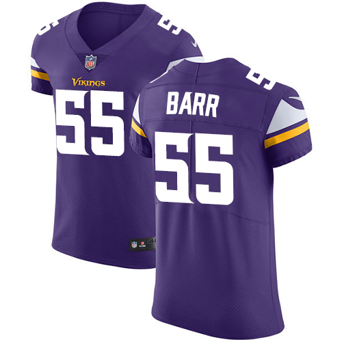 Nike Minnesota Vikings #55 Anthony Barr Purple Team Color Men’s Stitched NFL Vapor Untouchable Elite Jersey