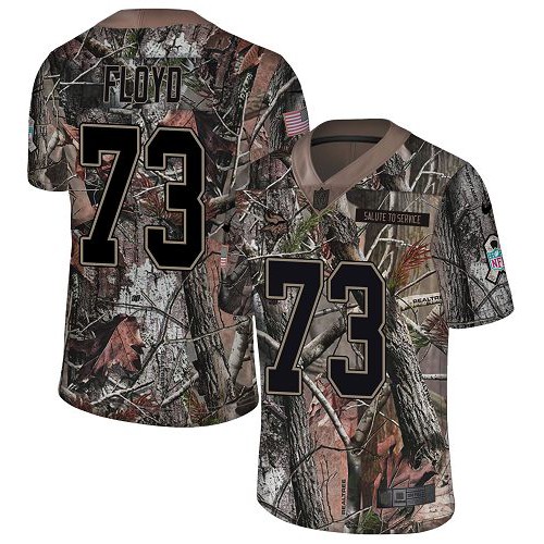 Nike Minnesota Vikings No73 Sharrif Floyd Camo Men's Stitched NFL Limited Rush Realtree Jersey