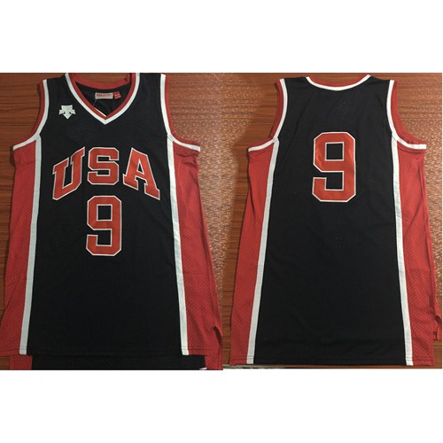 Nike Team USA #9 Michael Jordan Navy Blue 1984 Summer Olympics Stitched NBA Jersey
