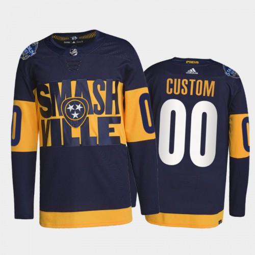 Buffalo Sabres adidas Authentic Custom Jersey - Navy