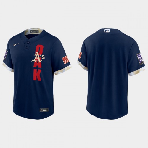 Oakland Oakland Athletics 2021 Mlb All Star Game Fan’s Version Navy Jersey Men’s