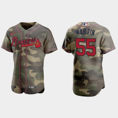 Atlanta Atlanta Braves #55 Chris Martin Men's Nike 2021 Armed