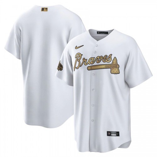Atlanta Atlanta Braves Blank Men’s Nike White 2022 MLB All-Star Game Replica Jersey Men’s