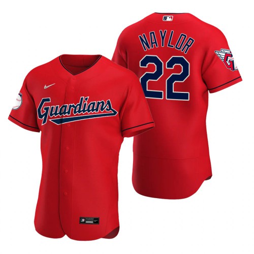Cleveland Guardians #22 Josh Naylor Red Men’s Nike 2022 Authentic Alternate MLB Jersey Men’s