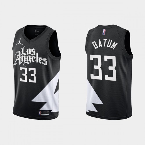 Los Angeles Los Angeles Clippers #33 Nicolas Batum Black Men’s Nike NBA 2022-23 Statement Edition Jersey Men’s