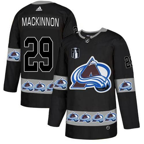 Adidas Colorado Avalanche #29 Nathan MacKinnon Burgundy Camo Authentic Youth 2022 Stanley Cup Final Patch Veterans Day Stitched NHL Jersey Youth